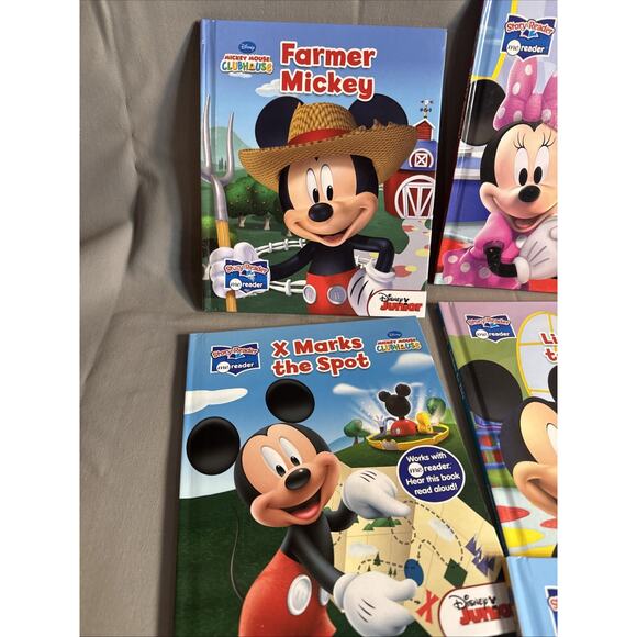 DISNEY MICKEY MOUSE CLUBHOUSE ME READER ELECTRONIC READER BOOKS -7 Book LOT - - Picture 2 of 5